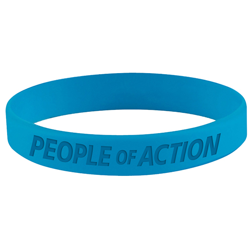 Rotary People of Action Silicone Wristband