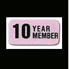 Rotary Years of Membership Badge Labels