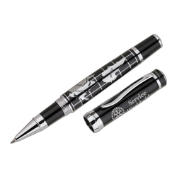 Rotary World Map Rollerball Pen