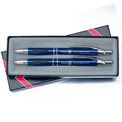Rotary Ballpoint Pen & Mechanical Pencil Set
