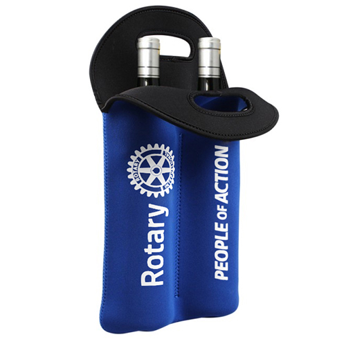 Rotary Dual Wine Bottle Neoprene Tote