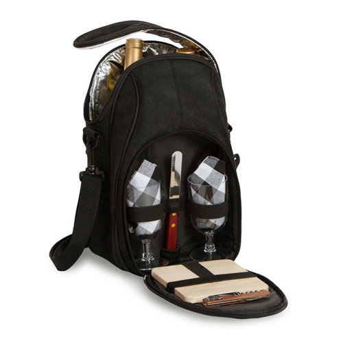 Rotary Black Wine Tote Brava Double Wine set