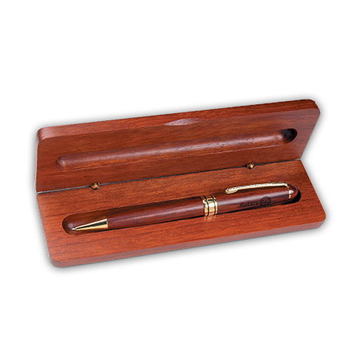 Rotary Rosewood Ballpoint Pen and  Masterbrand Gift Box