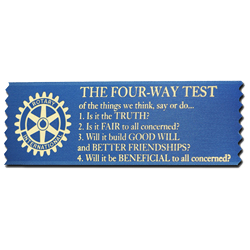 Rotary The Four-Way Test Bookmarks - Pack of 10