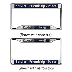 Chrome Plated License Plate Frame