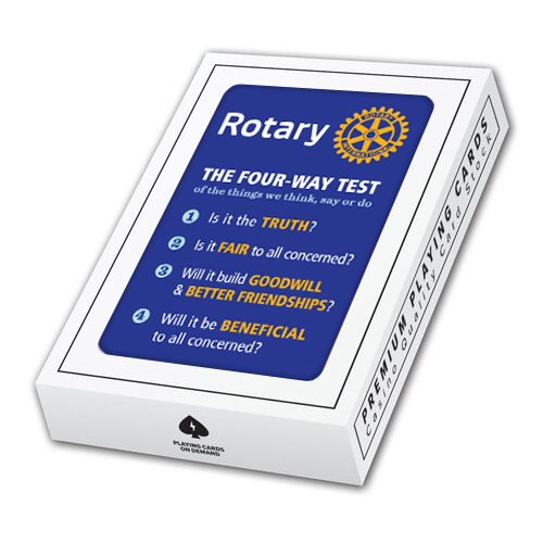 Rotary Single Deck Bridge Size Playing Cards