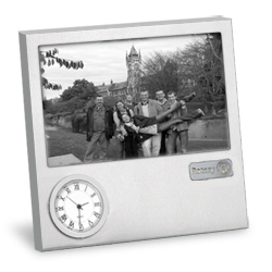 Rotary Picture Frame with Clock
