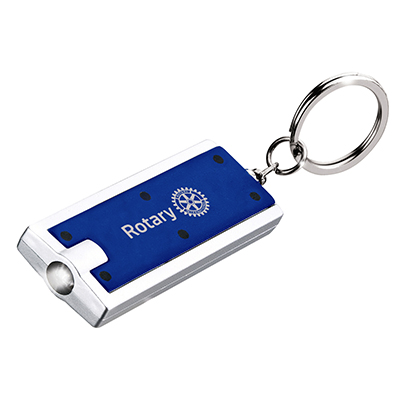 Rotary Keyring with Rectangular Flashlight