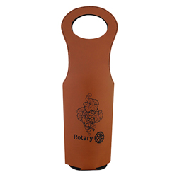 Rotary Rawhide Leatherette Wine Bag