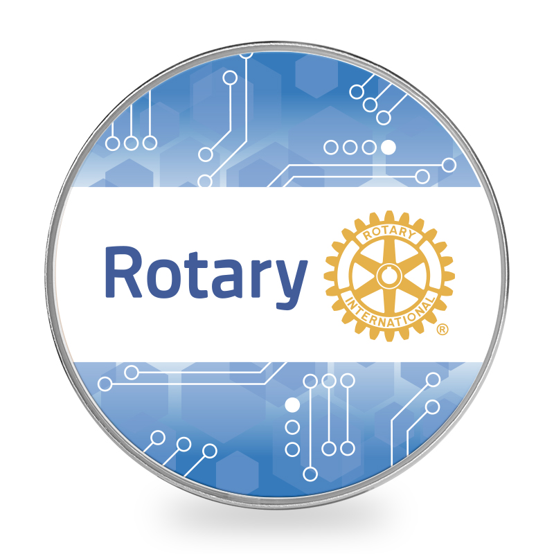 Rotary White Light Up Wireless Charger