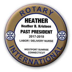 Rotary Round Past Officer Badge