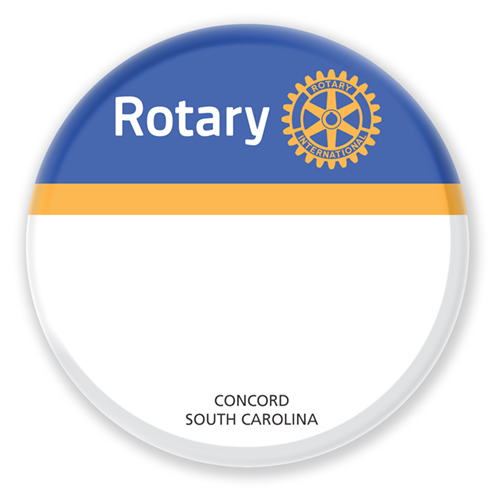 Rotary Reusable Traditional  Member Badge - Style 2