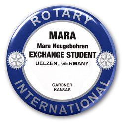 Rotary Tradtional Style Exchange Student Badge