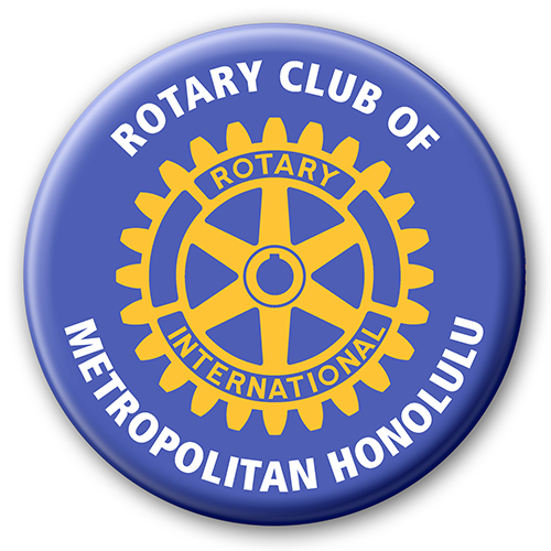 Rotary Be Identified In The Community Button Badge
