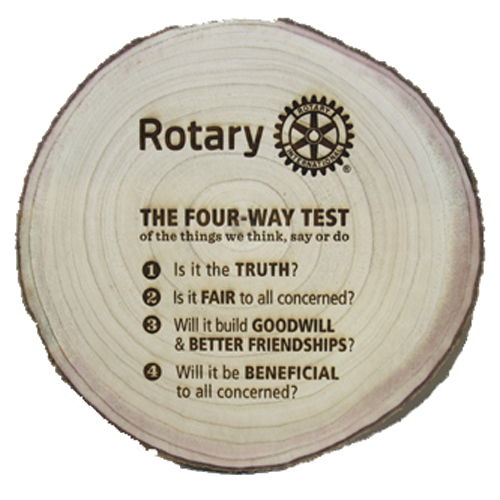 Rotary 4-Way Test Round Wood Slice - 15