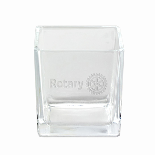 Rotary Glass Square Cube 4