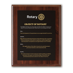 Rotary Object of Rotary Deluxe Wall Plaque