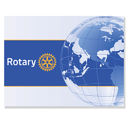 Rotary Globe Design Note Card  - Pack of 10