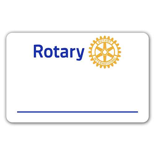 Rotary Reusable Badges
