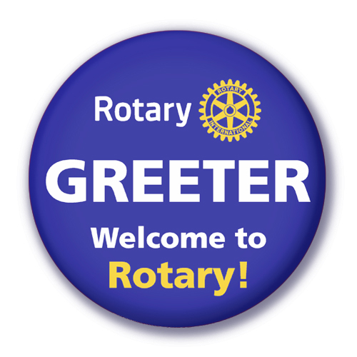 Rotary Greeter & Sergeant-At-Arms Badges