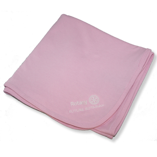 Rotary Pink Future Rotarian Baby Blanket