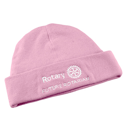 Rotary Knit Baby Cap with Rotary Logo