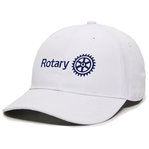 Rotary White Lightweight Performance Cap