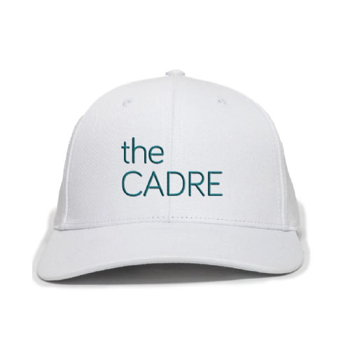 Rotary White Cap with Embroidery