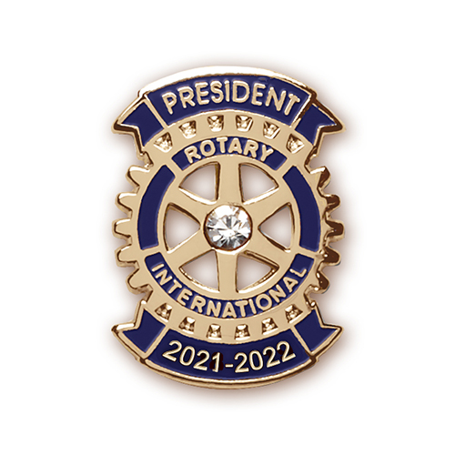 Rotary 2021 - 22 Club President Lapel Pin