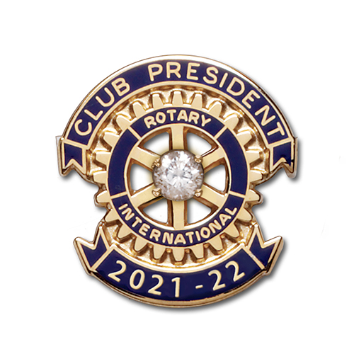 Rotary 2021 - 22 Club President Lapel Pin