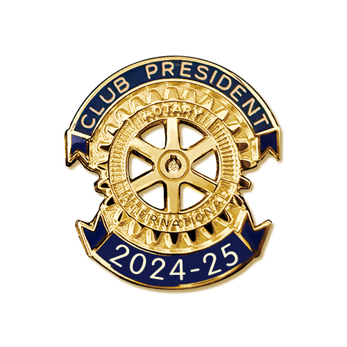 Rotary 2024-25 Club President Lapel Pin