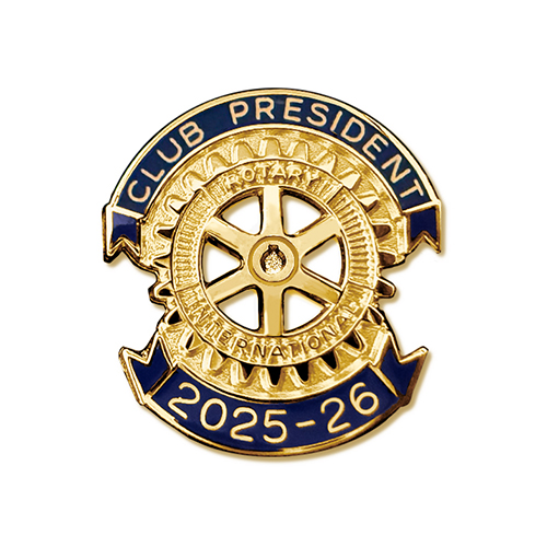 Rotary 2025-26 Club President Lapel Pin