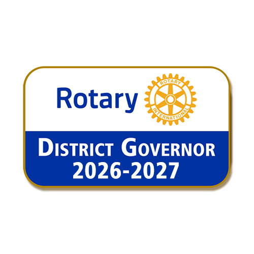 Rotary 2026- 2027 District Governor Masterbrand Lapel Pin