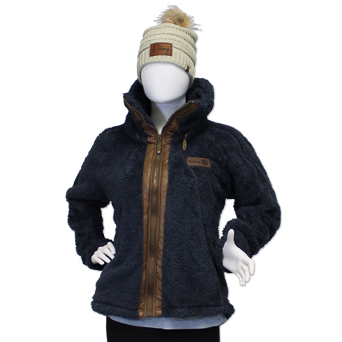 Rotary Ladies Navy Sherpa Jacket