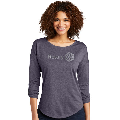 Rotary Ogio Ladies 3/4 Sleeve Scoop Neck
