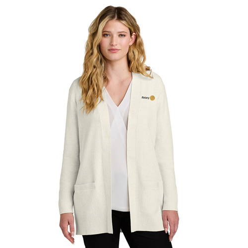 Rotary Ladies' Knit Open Front Cardigan in Oat