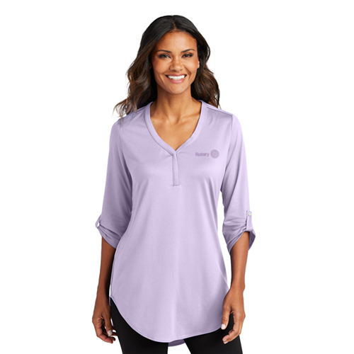 Rotary Stylish 3/4 Sleeve Bright Lavender Tunic