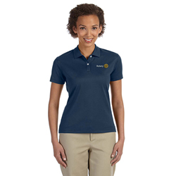 Rotary Ladies Performance Blend Navy Polo