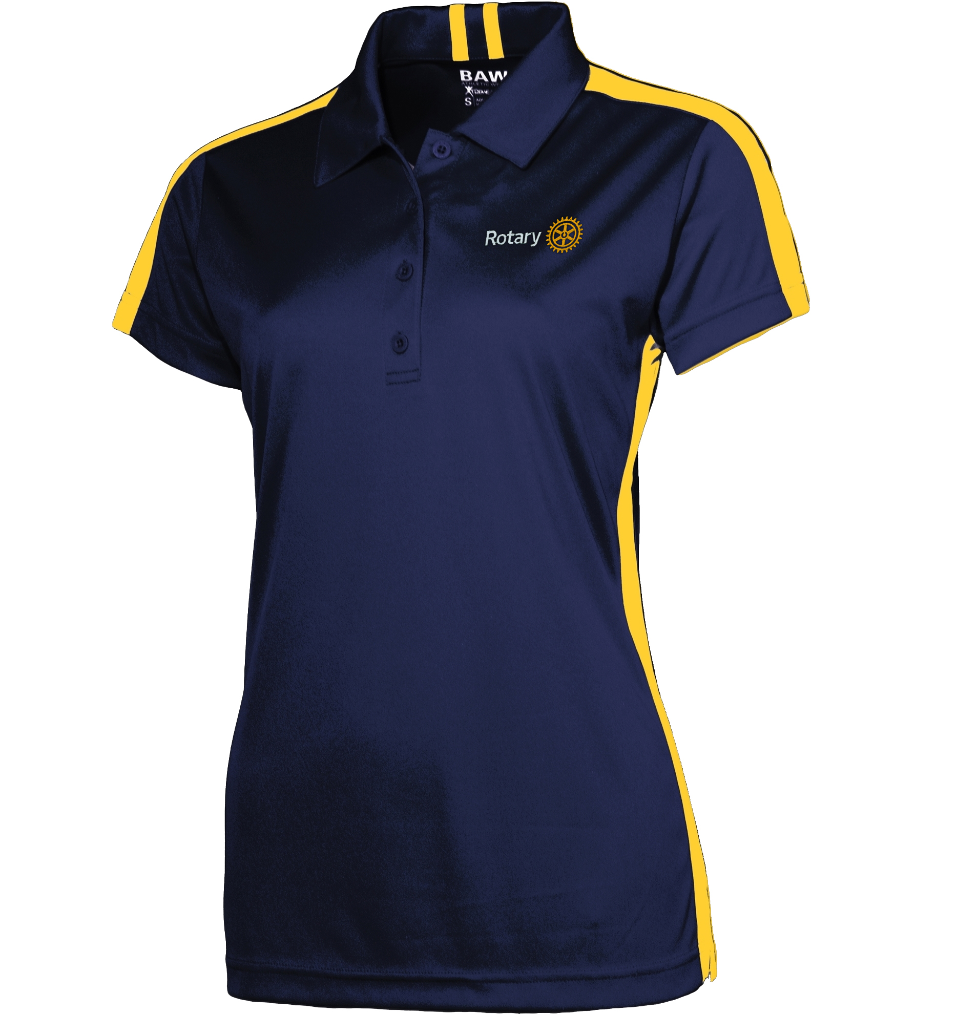 Rotary Ladies GALAXY POLO - NAVY/GOLD