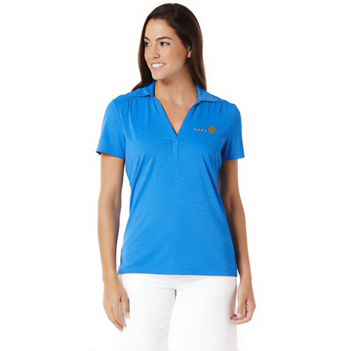 Rotary Ladies Callaway Tonal Navy Golf Shirt