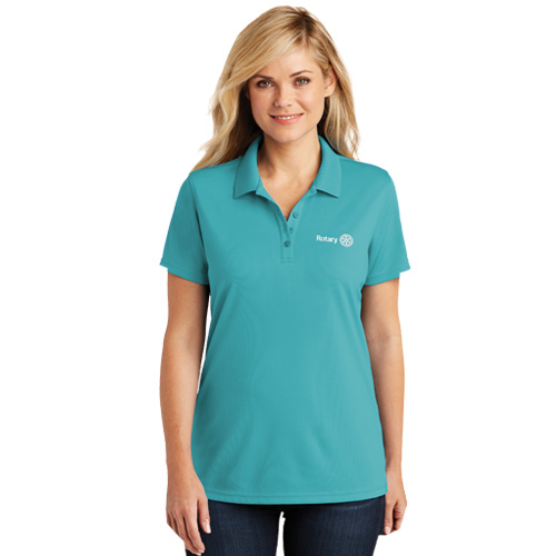 Rotary Ladies' Port Authority Aquamarine Polo