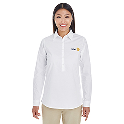 Ladies' White Tunic Blouse