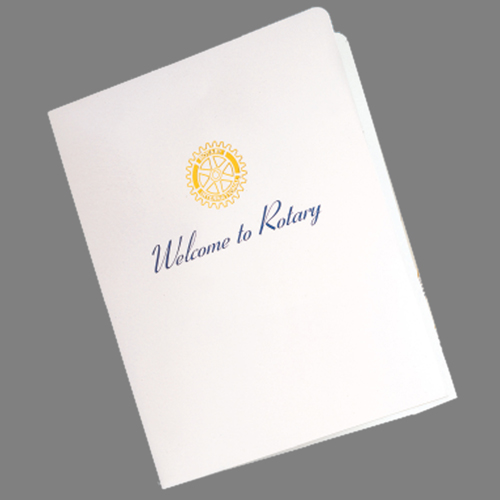 Rotary Cardboard Presentation Folder-