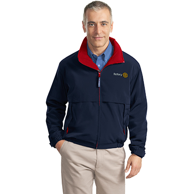 Rotary Men's Dark Navy/Red Corporate Casual  Jacket