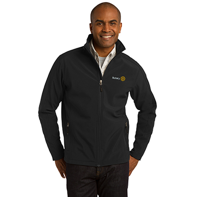 Rotary Men's Black Soft Shell Jacket