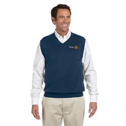 Rotary Men's V-Neck Navy Vest