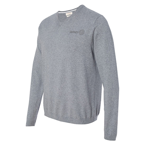 Rotary Men's Cotton V-Neck Sweater