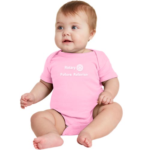Rotary Future Rotarian Pink Baby Onesie