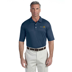 Rotary Men's Performance Blend Navy Sport Shirt