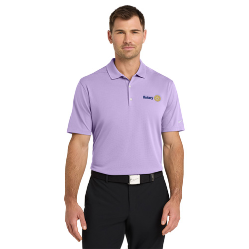Men's Lavender Nike Golf Dri-Fit Micro Pique Polo
